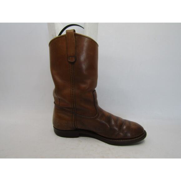 Red Wing Mens Size 8 D Brown Leather Work Cowboy Western Boots main image 9
